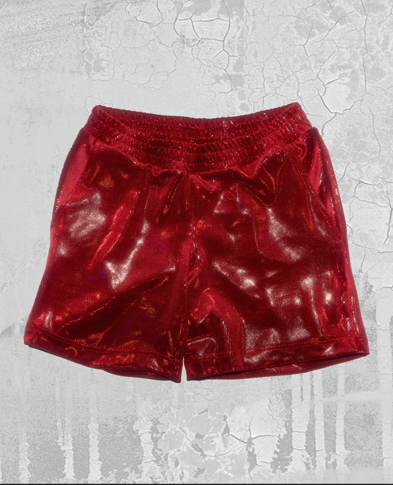 Men's Disco Red Velvet Festival Shorts