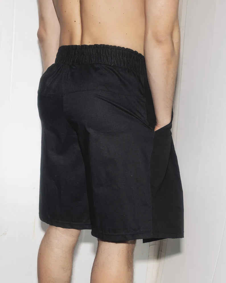 Dark Minimal Rave Shorts – Japanese-Inspired