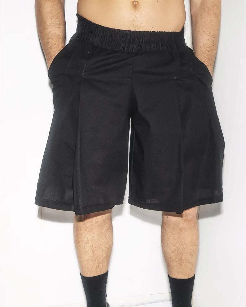 Dark Minimal Rave Shorts – Japanese-Inspired