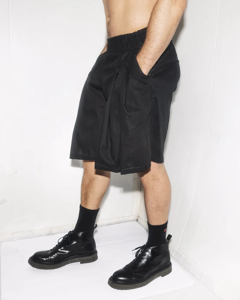 Dark Minimal Rave Shorts – Japanese-Inspired