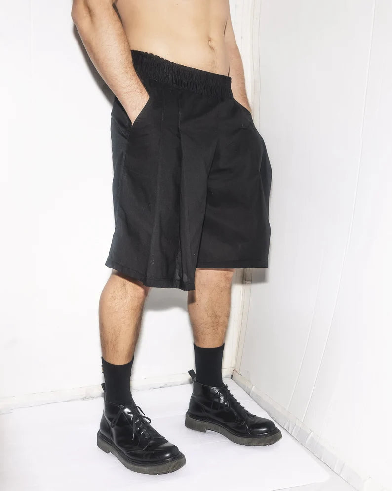 Dark Minimal Rave Shorts – Japanese-Inspired