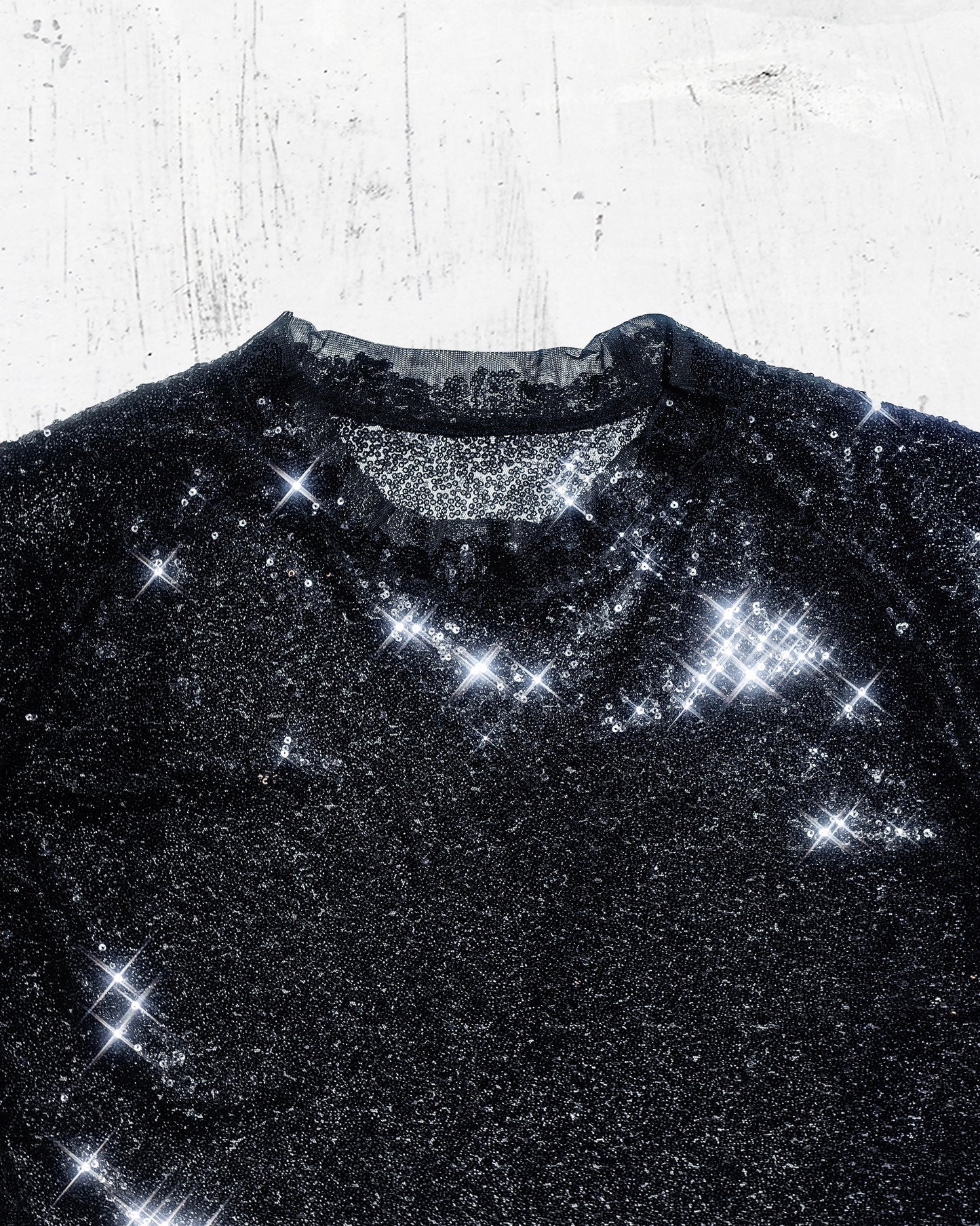 Redefine Elegance with Our Men's Black Sequin Shirt – Long Sleeves Edition