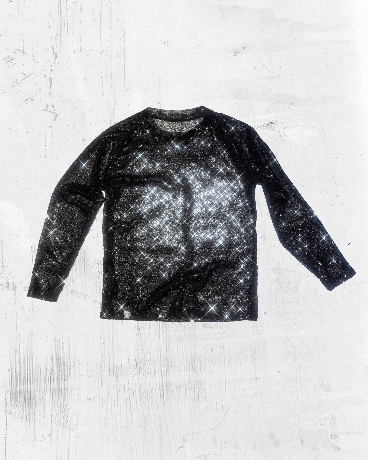 Redefine Elegance with Our Men's Black Sequin Shirt – Long Sleeves Edition