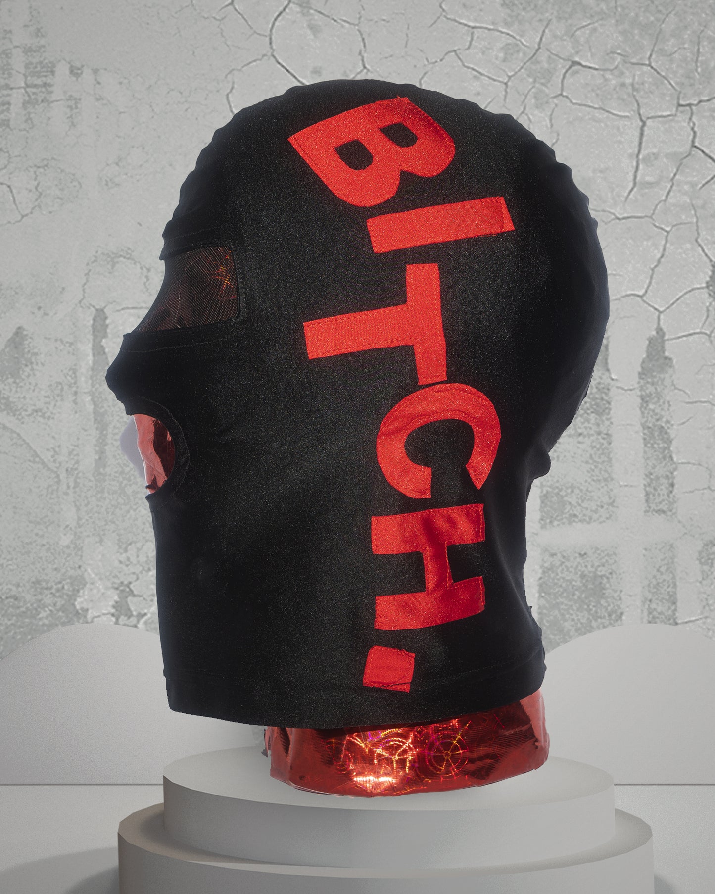 BITCH Balaclava Mask | Unisex Adult Eyes & Mouth Open Mask