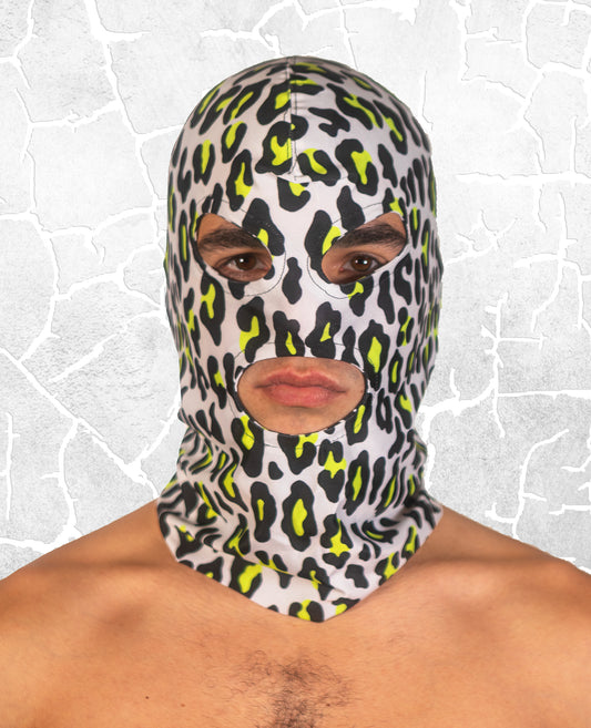 Unisex Adult Eyes & Mouth Open Headgear Mask | ANIMAL PATTERN | 004