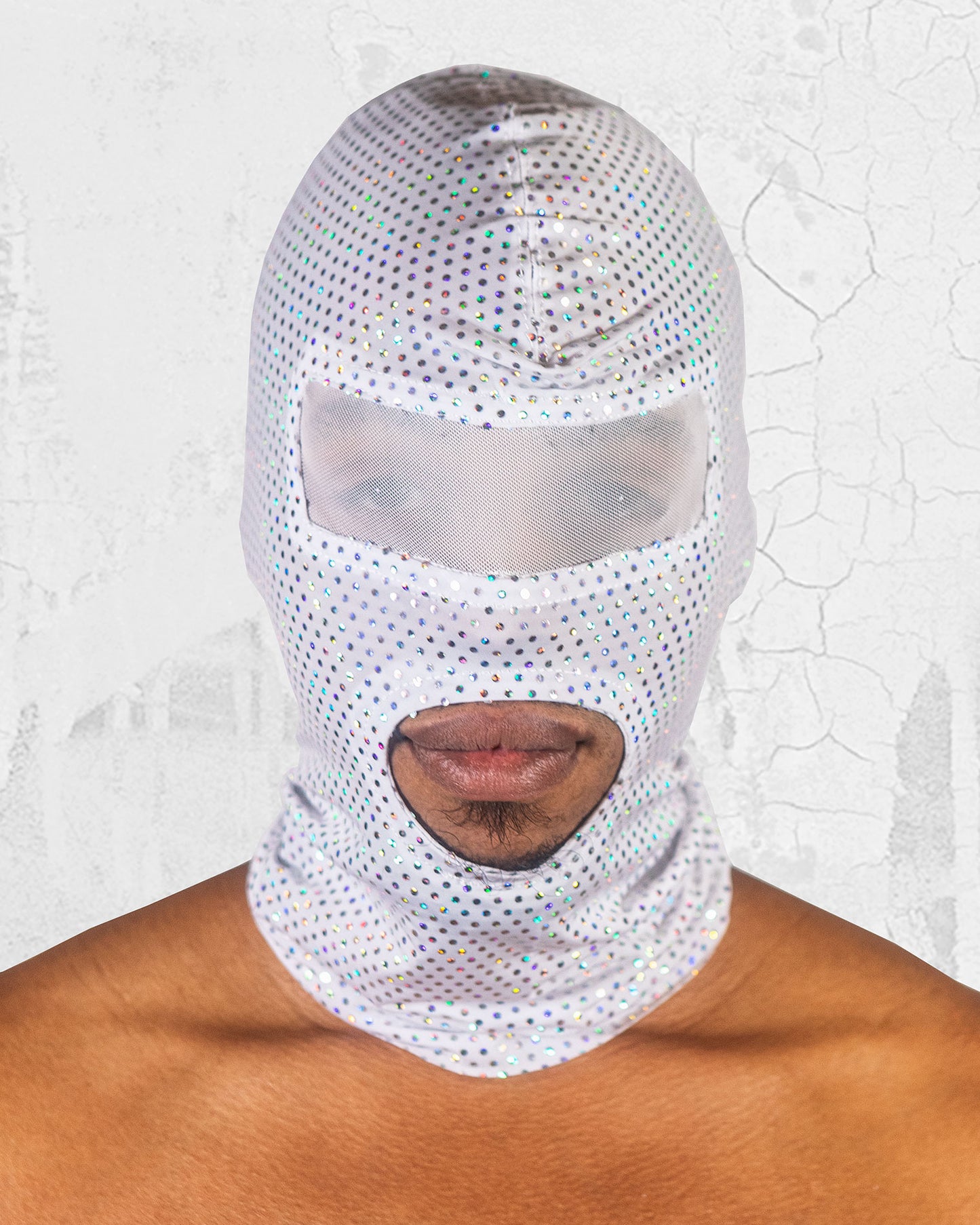 Glittery BALACLAVA | Open mouth and mash on eyes |