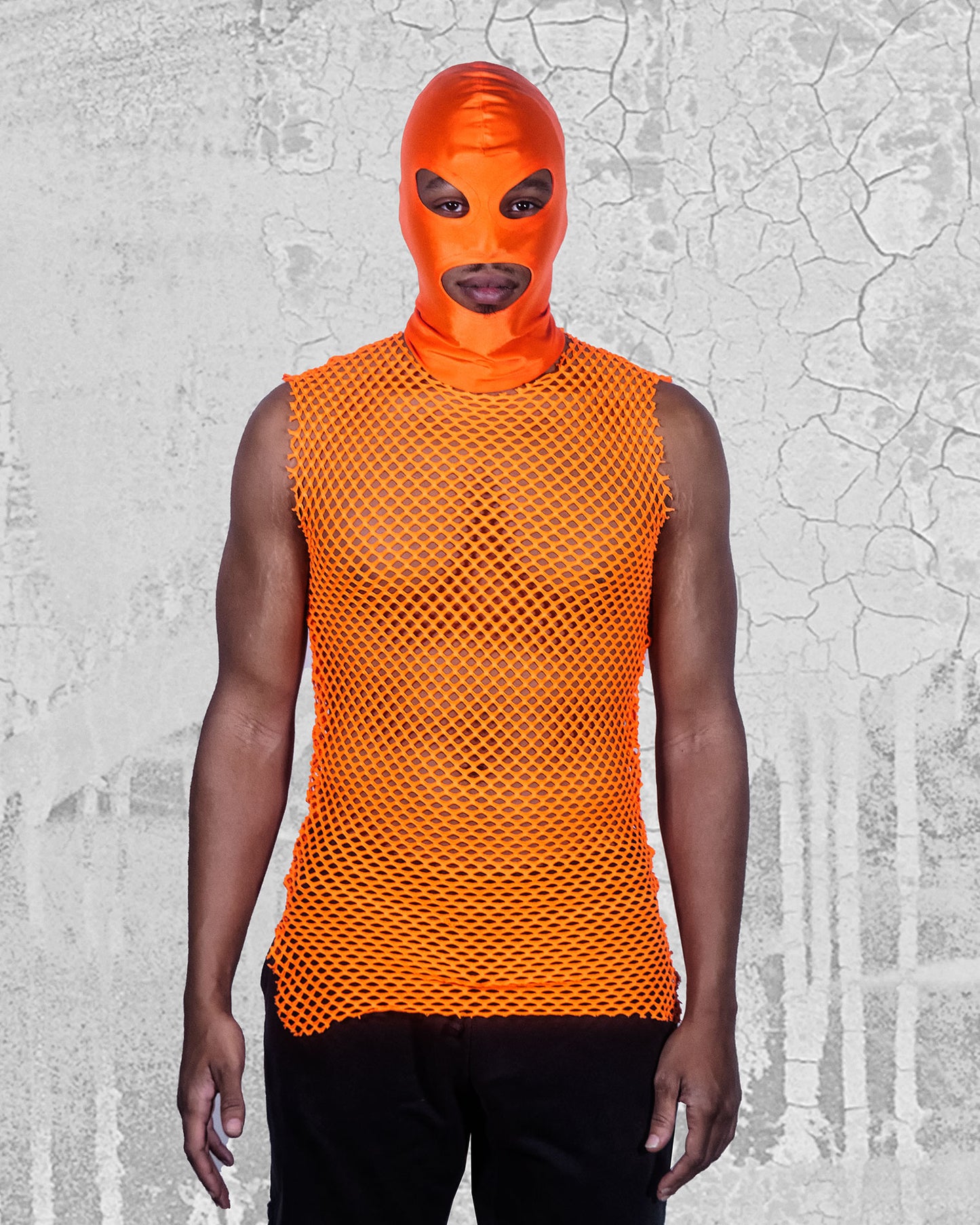 Orange Rough Edges Men's Tank Top