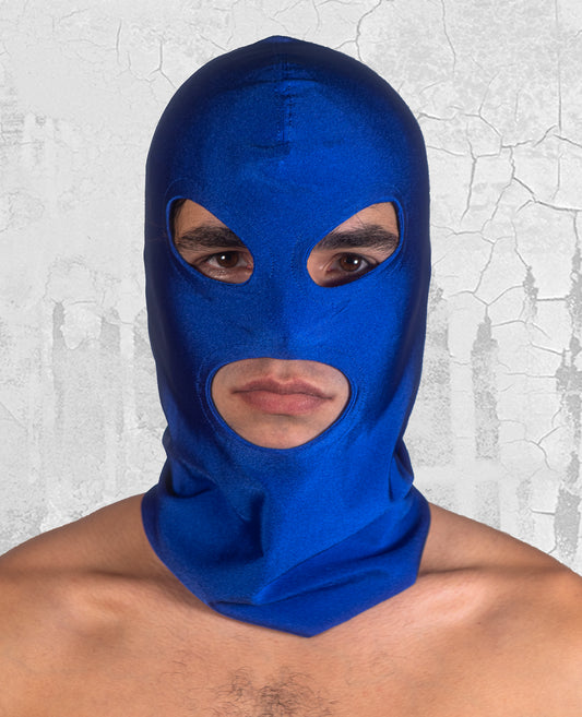 Blue Mask | Unisex Adult Eyes & Mouth Open Headgear | 015