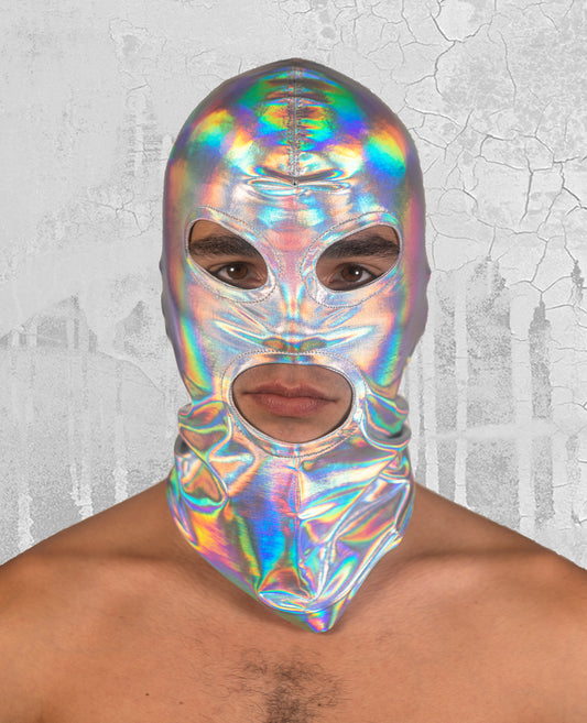 Holographic Metallic Balaclava Mask | Mask4Mask
